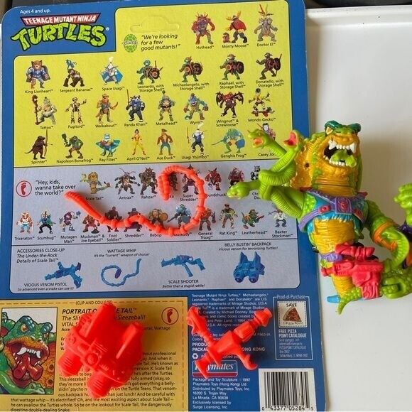 Scale Tail TMNT Snake Action Figure Playmates Teenage Mutant Scale Tail TMNT Snake Action Figure Playmates Teenage Mutant