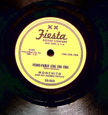 MONCHITO & HIS MAMBO ROYALS   PEDRO PABLO/THE MERRY MERENGUE 78 RPM 971