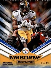 2017 Rookies and Stars Airborne True Blue #18 Antonio Brown /49