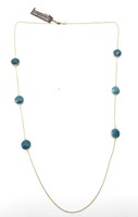 Argento Vivo 18kt Gold Plated Station Necklace $148 on sale Argento Vivo 18kt Gold Plated Station Necklace $148 on sale