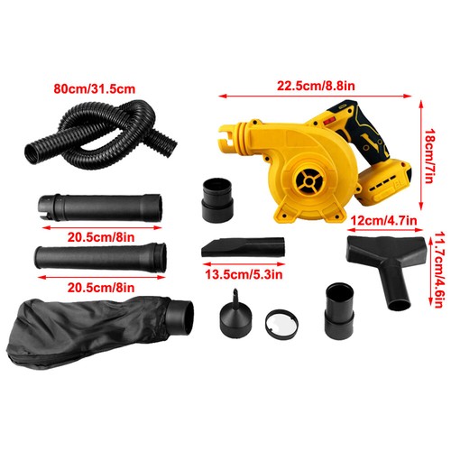 Cordless Leaf Blower for Dewalt 18V 20V Battery 2in1 Electric Leaf Blower&Vacuum - Picture 2 of 14