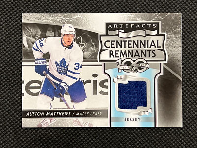 2017-18 Auston Matthews Artifacts Centennial Remnants C #CR-AM QTY