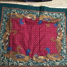 Joan Kessler Concord Fabric Panels Mallard Duck Pink Set of 6 18.5” x 22” Each