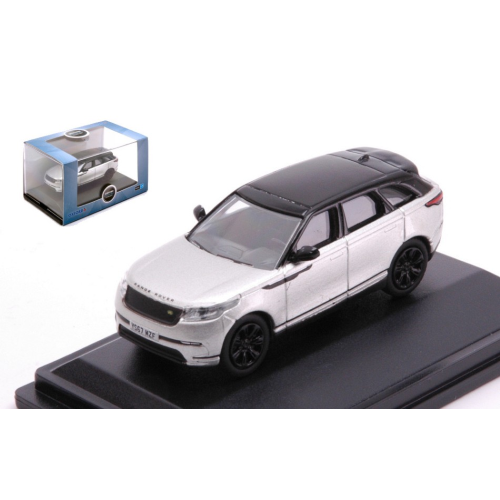 RANGE ROVER VELAR SE SILVER WITH BLACK ROOF 1:76 Oxford Auto Stradali Die Cast