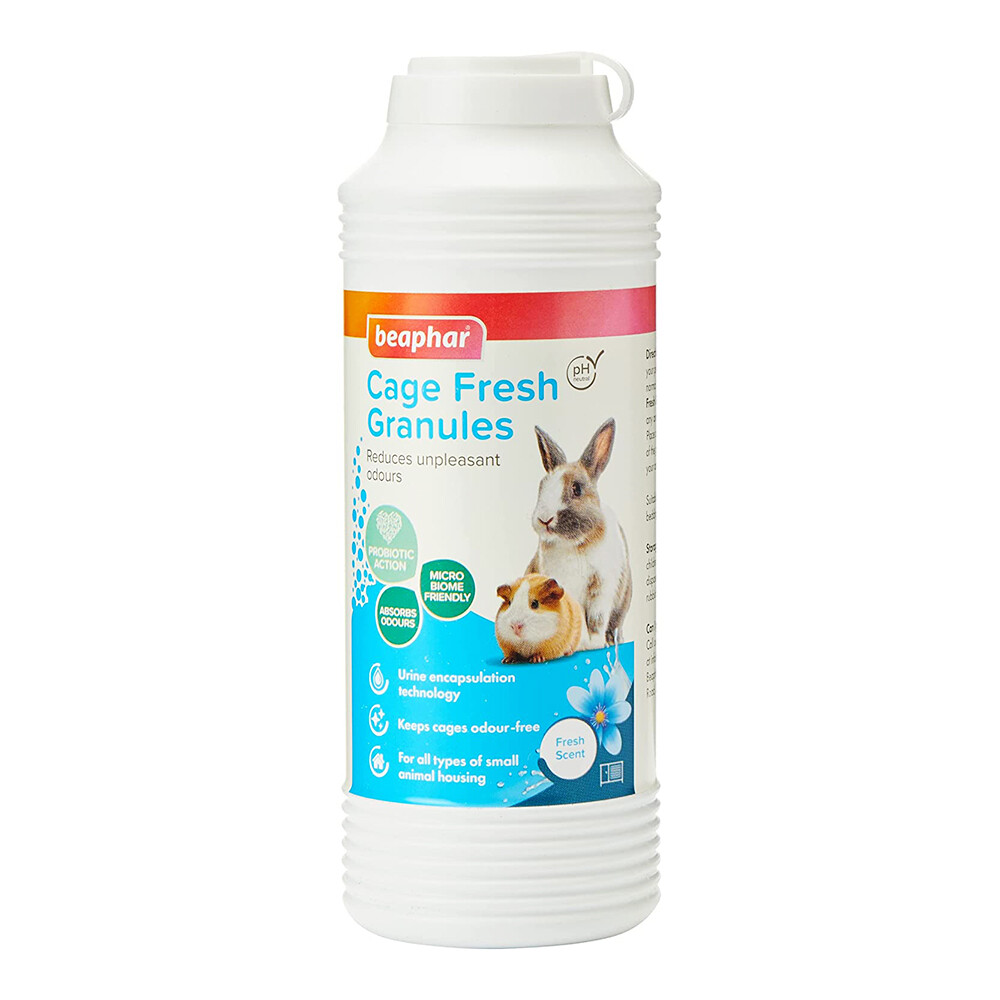 Beaphar Small Animal Cage Fresh Granules for Reducing Bad Smells and Odours 600g