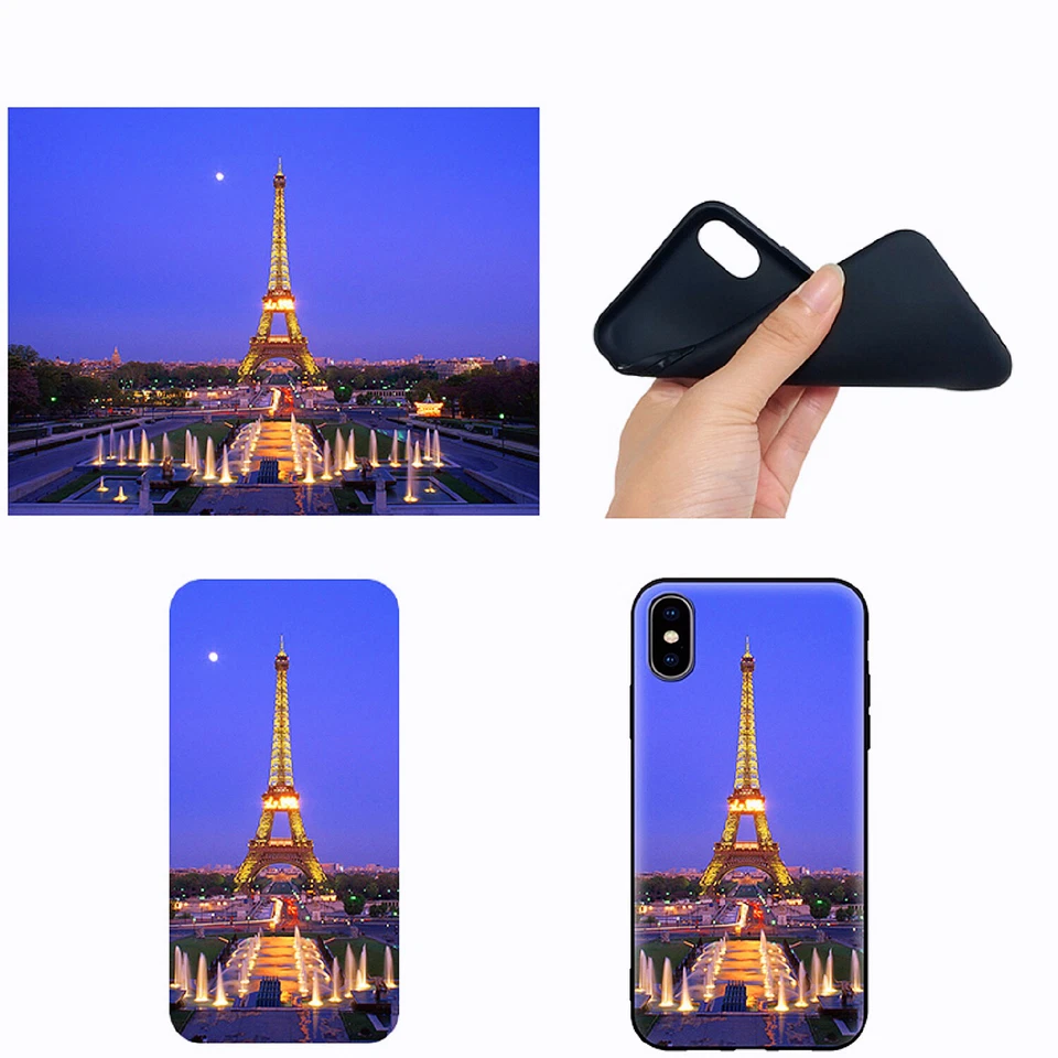 Personalised Soft TPU Silicone Case Cover Custom For iPhone OPPO Reno VIVO IQOO - Image 4 of 4