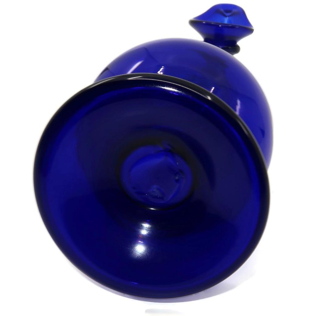 Antique Persian Hand Blown Cobalt Blue Islamic Tear Catcher Bottle