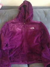 THE NORTH FACE GIRLS PURPLE JACKET SIZE LARGE 14/16 - USED BUT MINT