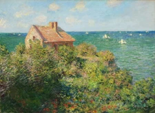 the Fisherman's Cottage by Claude Monet Oil painting HD Printed on canvas P2178