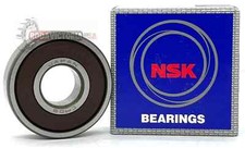 NSK 6201 VV C3 Deep Groove Ball Bearing, Rubber Seals 2RS DDU 12x32x10 mm