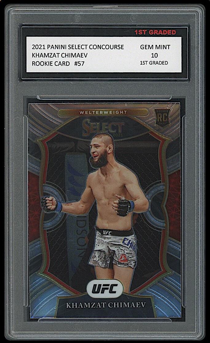 psa10 チマエフ Khamzat Chimaev RC UFC トレカ GOLD #1/10 PSA 10 KHAMZAT CHIMAEV RATED ROOKIE 2021 PANINI
