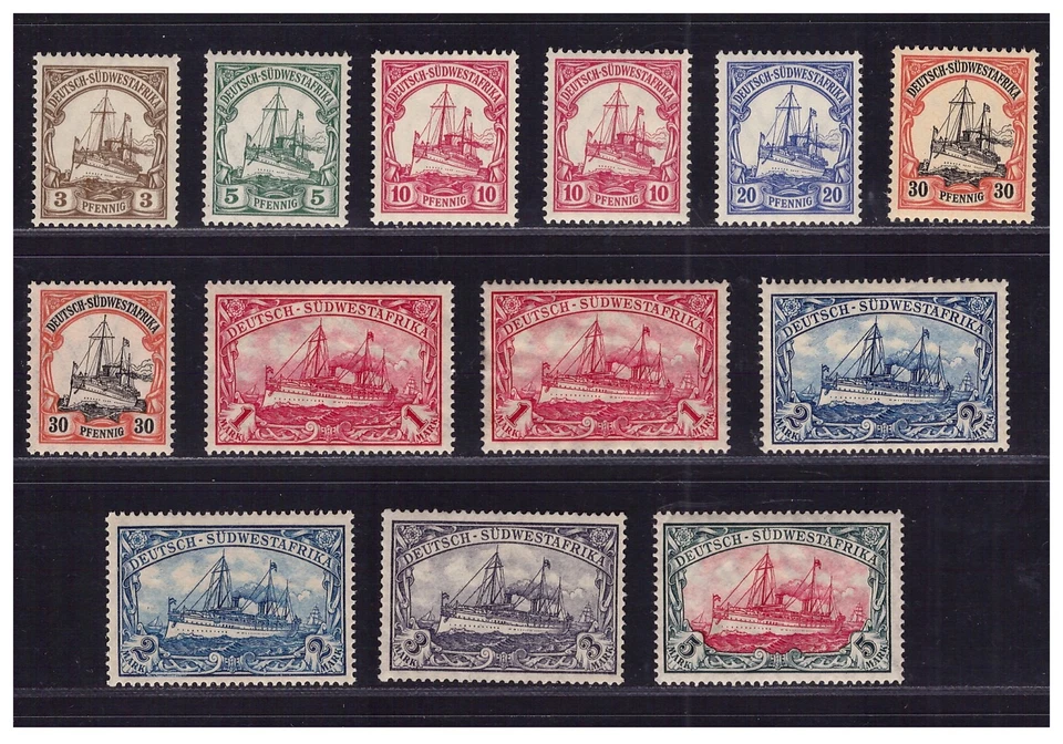 DSWA Einzelwerte aus Satz Minr. 24 - 32  postfrisch ** (mnh)  - Bild 1 von 1