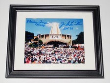 CHARLEY TRIPPI & JOE DELAMIELLEURE AUTOGRAPHED 8X10 PHOTO (FRAMED & MATTED) HOF!