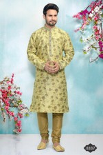 Indian Mens Wedding Bollywood Party Wear Traditional Kurta Payjama Dress India