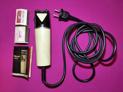 Vintage hair clipper Komet HS 4 from the DDR with two blades