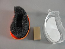 LOT 2 SPENCO SUEDE NUBUCK BRUSH UP SHOE BOOT CLEANER GUM RUBBER KIT BRUSH NEW