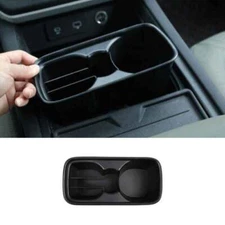 Black For Land Rover Defender 2020-2023 Console Water Cup Holder Storage Box 1PC