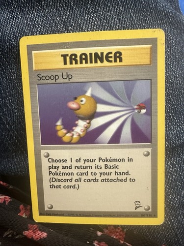 Scoop Up Rare Trainer Card Base Set 2 107/130