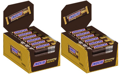 2x SNICKERS Duo Creamy Peanut Butter 24x(2x18,25g)
