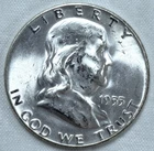 1955 Franklin Half Dollar