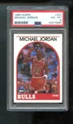 1989-90 Hoops #200 Michael Jordan PSA 8 Graded Basketball Card NBA Bulls 89 1990