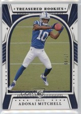 2024 Panini National Treasures Treasured Rookies 27/99 Adonai Mitchell 0us8