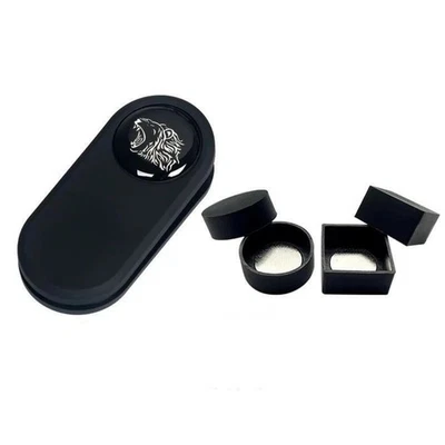 Portable Strong Magnetic Billiard Chalk Round  amd Square Holder + Clip - Image 1 of 4
