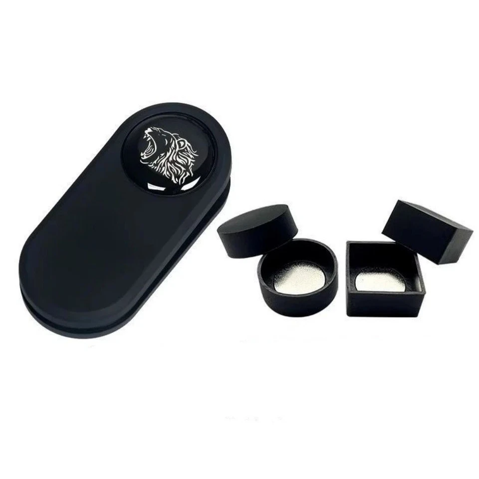 Portable Strong Magnetic Billiard Chalk Round  amd Square Holder + Clip - Image 1 of 4
