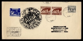 DR WHO 1946 OLANDA SPACE ROCKET MAIL EZ #54C1 NRS R86347