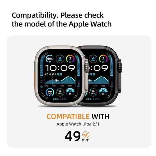 Rugged Metal Case Compatible with Apple Watch Ultra Case 49mm 46mm Series 10,... - Picture 6 of 6
