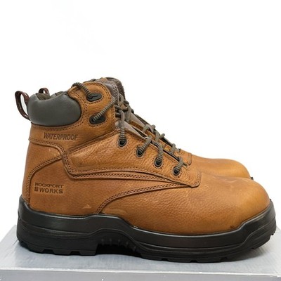 Rockport Works Men's 11w Tru-Tech Waterproof Boot Comp toe 6'' Work boot NEW NIB