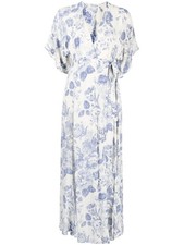 Reformation Winslow Lucerne Floral Kimono Sleeve Maxi Wrap Dress Size XS
