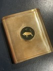 Authentic Antique Art Deco Dunhill 14k Solid Rose Gold Cigarette Case Cool! 82GR