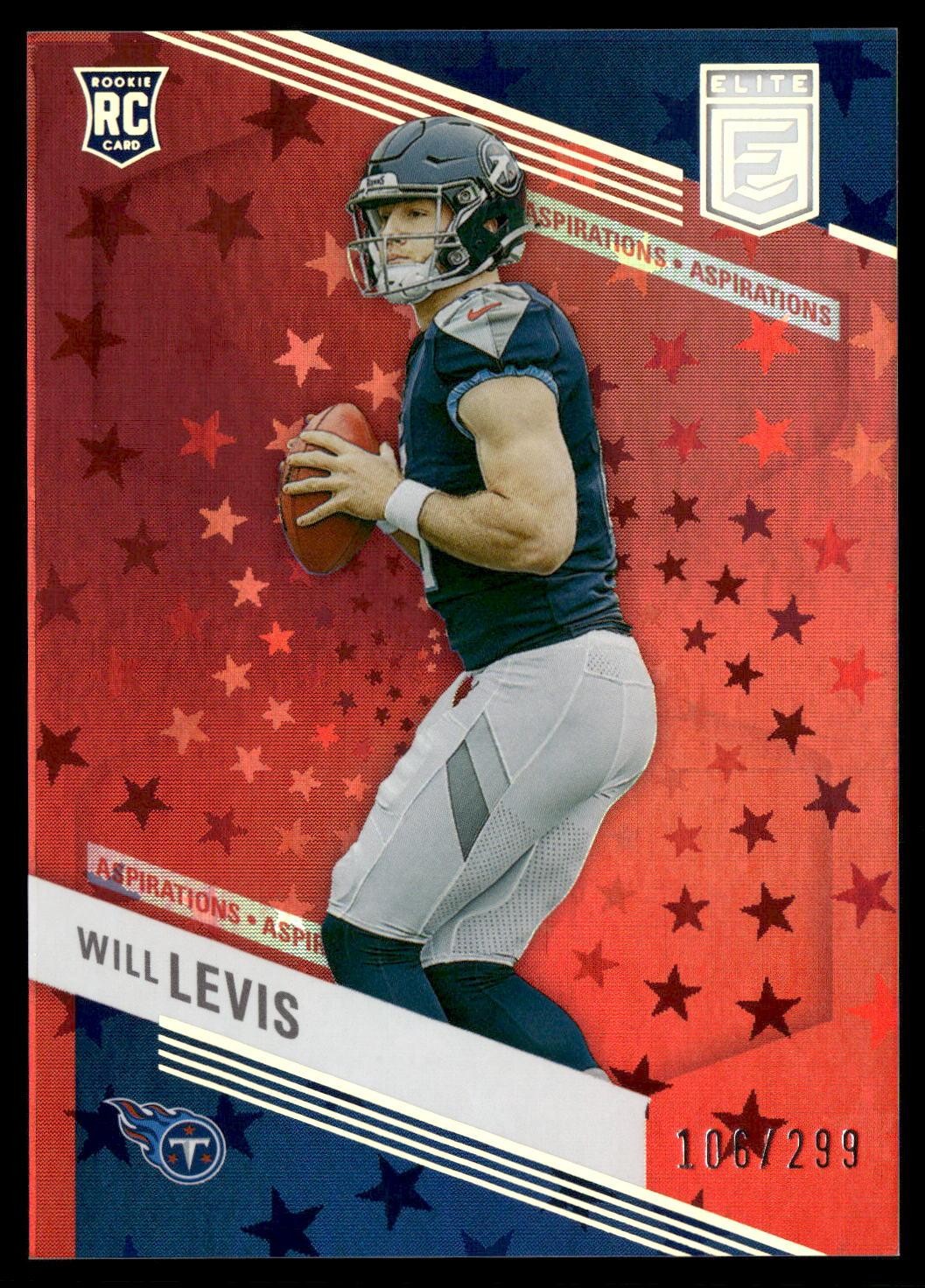 2023 Donruss Elite #197 Will Levis Aspirations Stars #/299