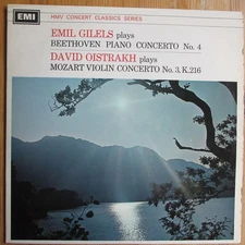 Beethoven - Piano Concerto No. 4 / Violin Concerto No. 3, K. 216, LP, (Vinyl)
