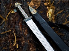 Viking King Ragnar Bjorn Ironside Sword The Vikings Battle LARP Halloween prop