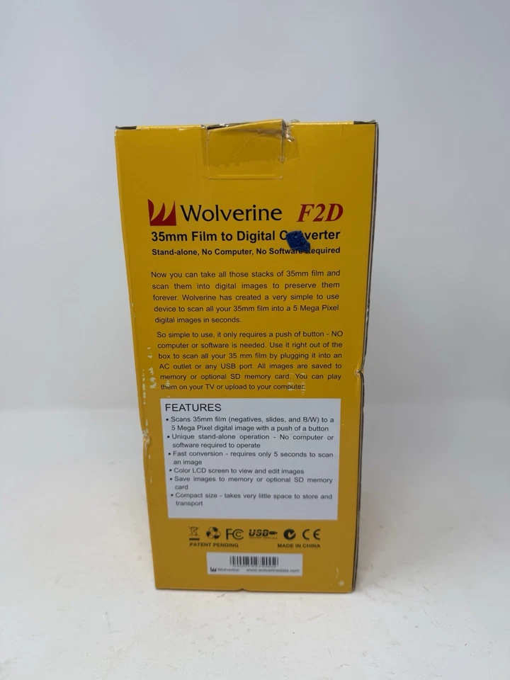Wolverine F2D 35mm Film to Digital Converter - Image 3 of 4