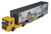 Majorette Volvo Fmx Truck With Trailer 1:87 Die Cast Metal Model New In Blister