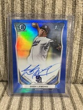 2014 Bowman Draft #BCA-ZL Zech Lemond Chrome Autographs Blue Refractors #/150