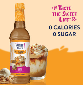 Skinny Mixes - Apple Crisp Sugar Free Syrup - 0 Calories, 0 Carbs & Keto