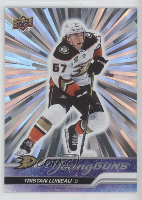 2023-24 Upper Deck Series 2 Young Guns Outburst Tristan Luneau #480 1e15