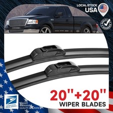 20" & 20" FRONT Windshield Wiper Blades Premium OEM Set For 1999-2007 Ford F-150