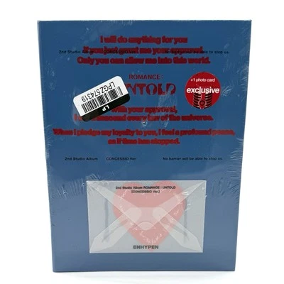 ENHYPEN ROMANCE UNTOLD 2nd Full Album CONCESSIO Ver Target Exclusive (Blue)