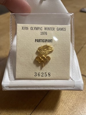 Olympia Winter 1976 Teilnehmerpin Participant