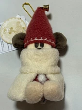 Tokyo Disney Resort Christmas  2025 Lil RingRing Mickey Fairy Plush Badge Red