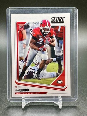 2018 Score #365 Nick Chubb RC Rookie Browns