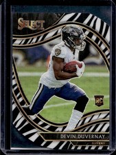 2020 Panini Select Devin Duvernay RC Zebra Prizm Die Cut Field Level #377 Ravens