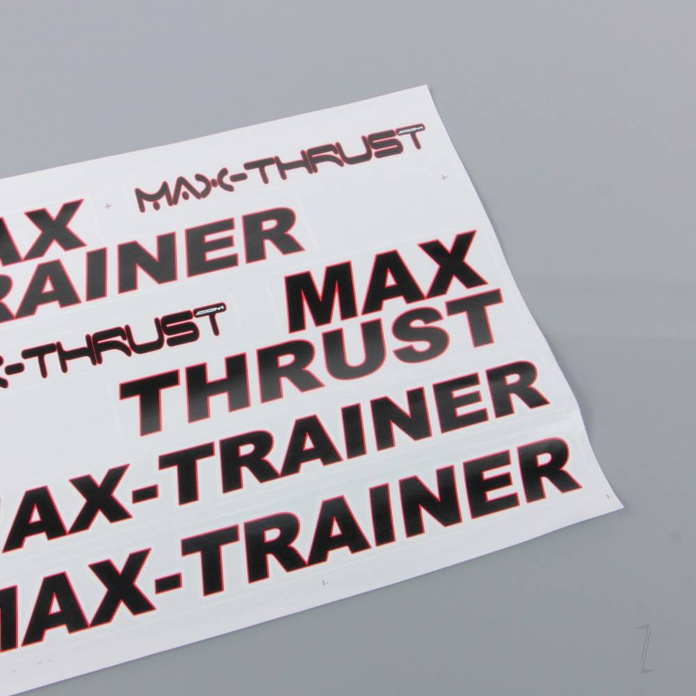 Max-Thrust Decal set (Max Trainer Balsa)