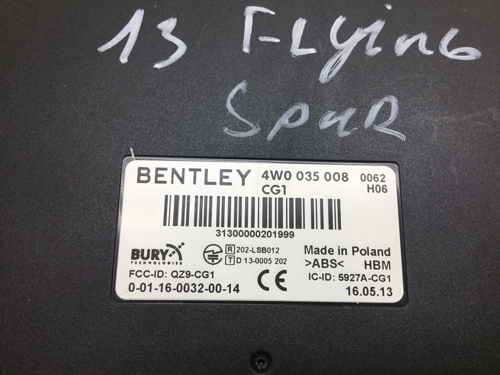 Bentley Flying Spur W12 Remote Car Gate Control Module Unit 13-18 |:Y