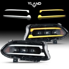 For Dodge Charger 2015-2021 Headlights LED DRL Projector Lamps Fit Halogen Model